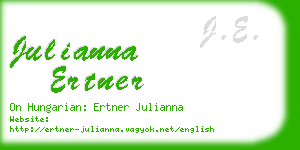 julianna ertner business card